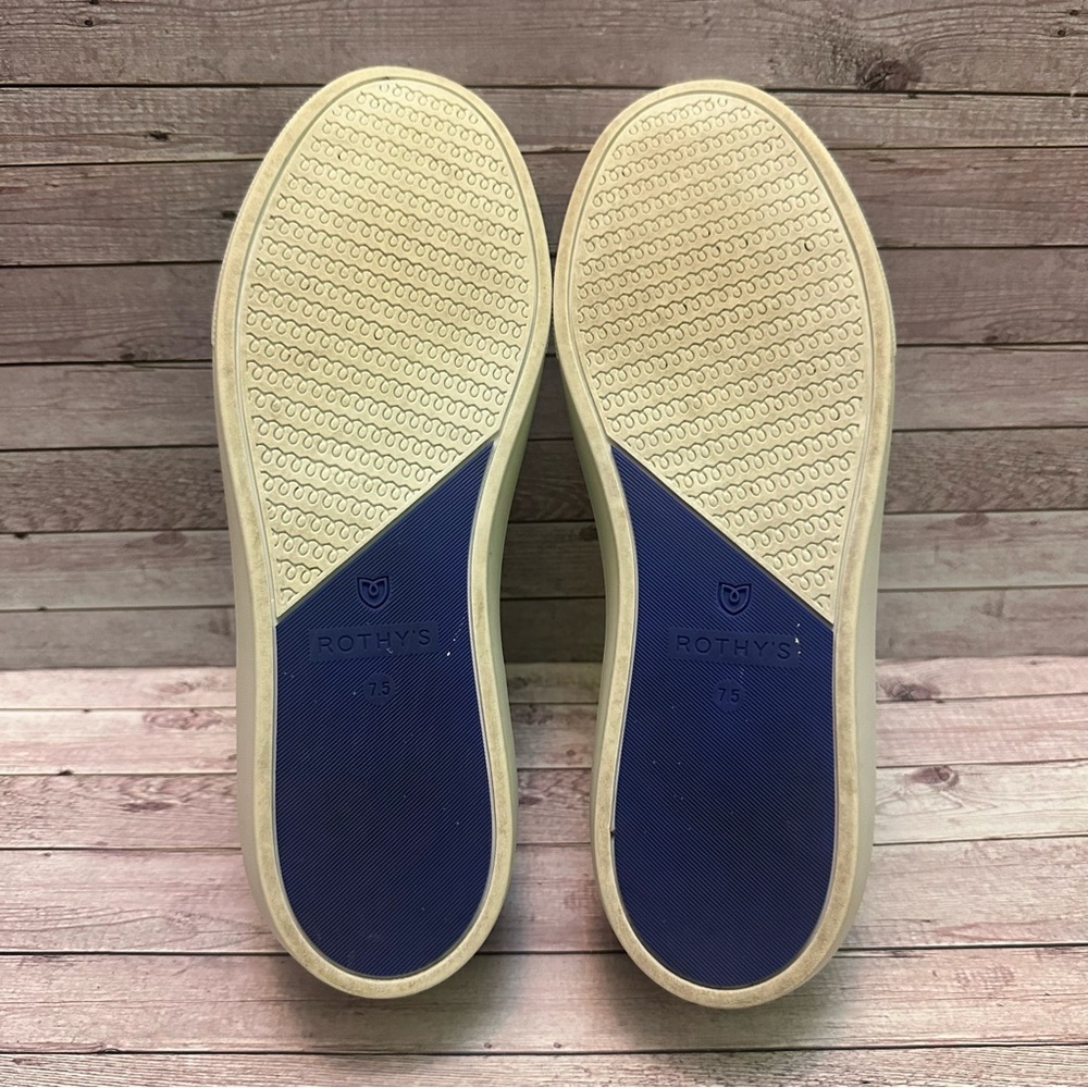 Rothy's Women’s Black and Blue Slip-On Loafers size 7.5 - Picture 6 of 10